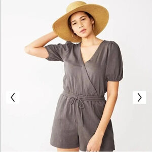 🍀 NINE WEST NWT SURPLUS ROMPER WITH POCKETS